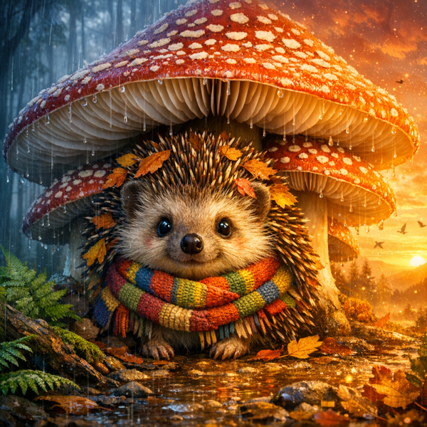Der Igel 60x60cm