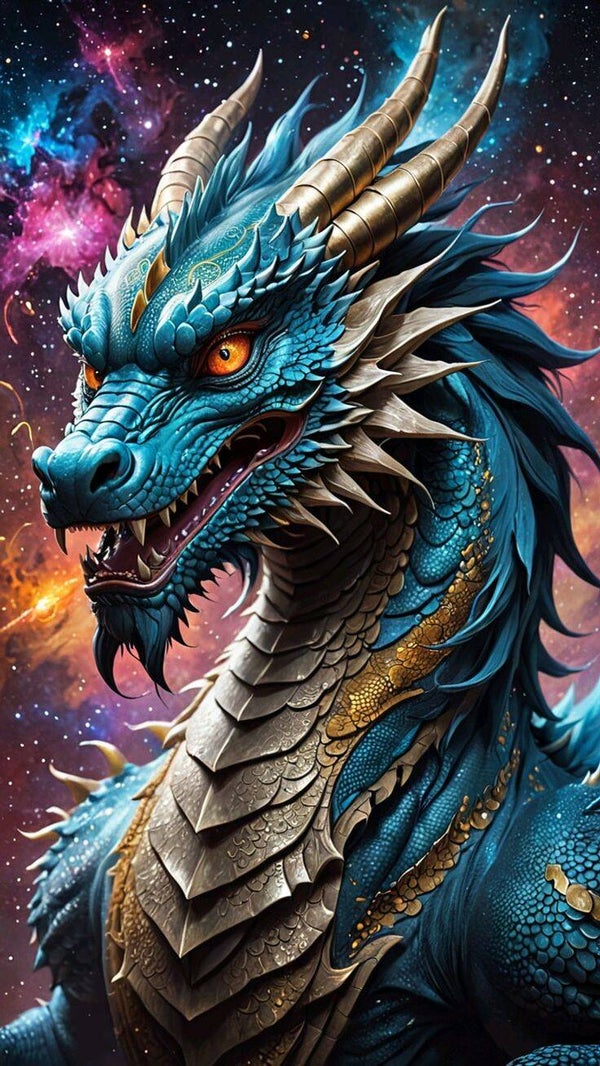 Der Drache 60x100cm