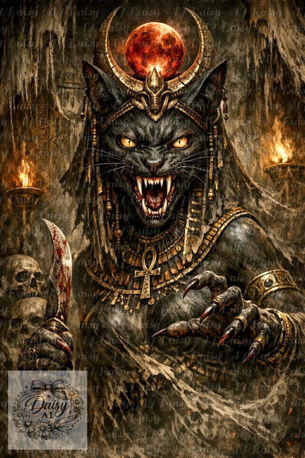 Wilde Bastet 60x100cm