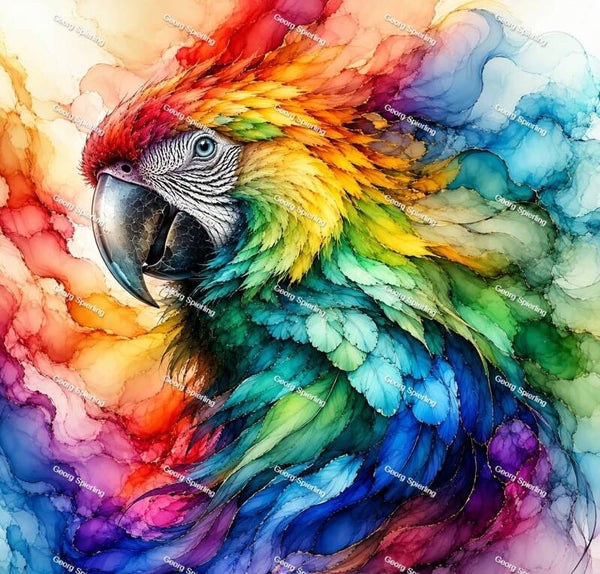 Der Ara 80x80cm