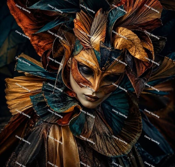 Maske 5  -- 80x80cm