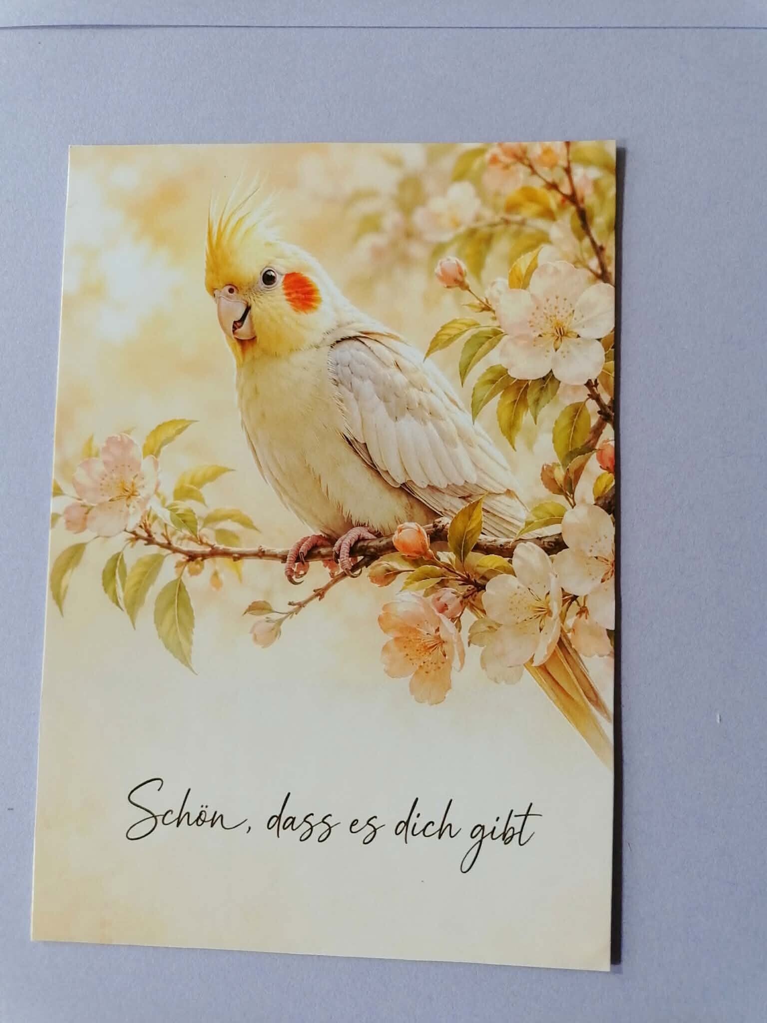 Gruß-Motiv Karten mit einem Spruch