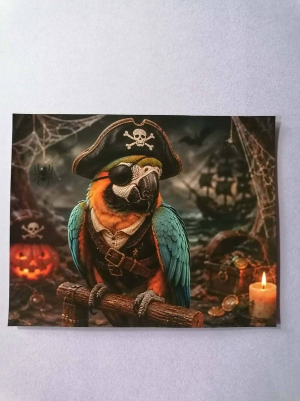 Halloween - kleine verrückte Motiv-Karten