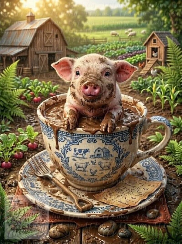 Piggy 60x80cm