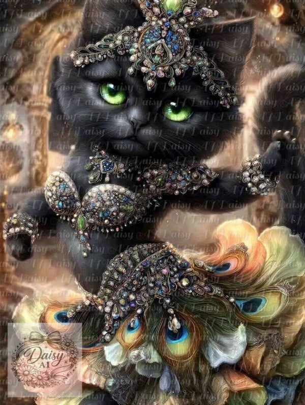 Samba Katze 60x80cm