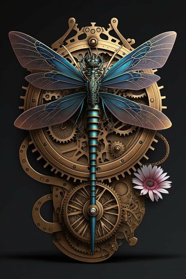 Dragon Fly 60x80cm