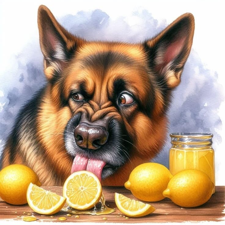 Zitrone schmeckt wohl nicht... 60x60cm