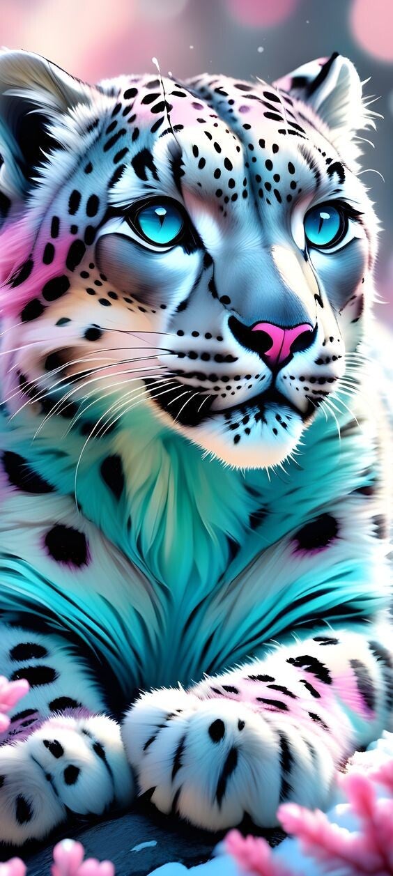 die große Katze 60x100cm