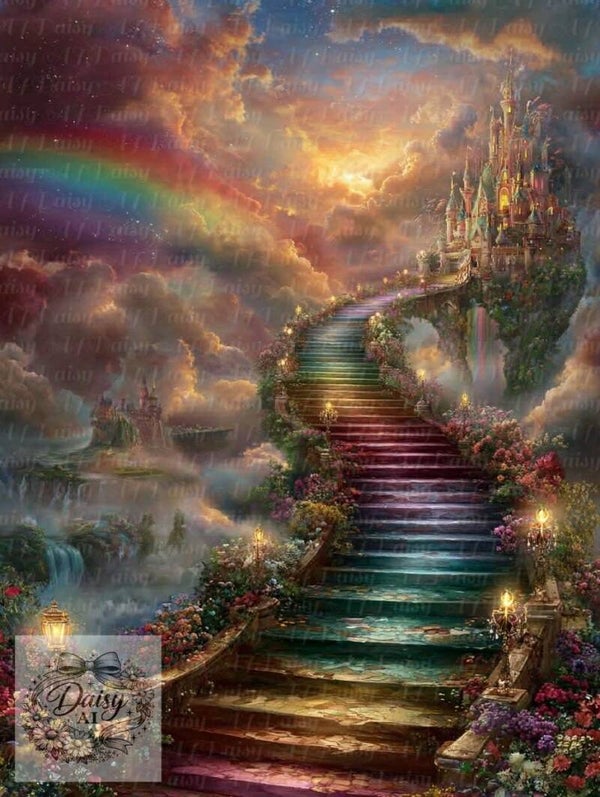 Regenbogentreppe 60x100cm