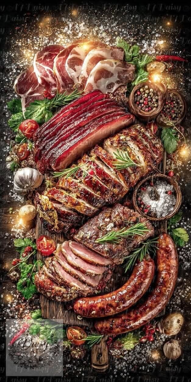 Die lecker Feinschmecker Platte 50x100cm