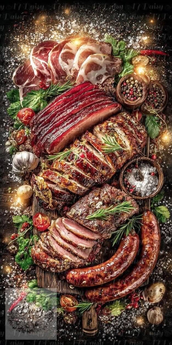 Die lecker Feinschmecker Platte 50x100cm