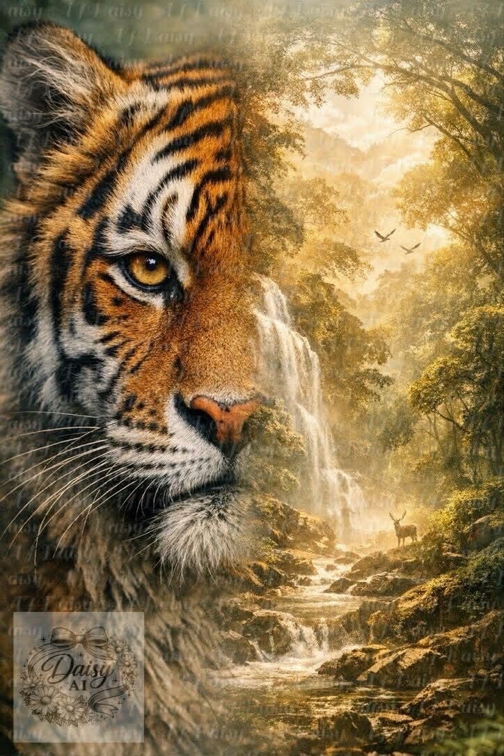 Tiger 60x100cm