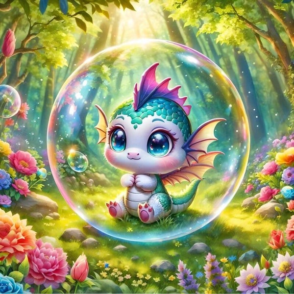 Bubble Drake 60x60cm