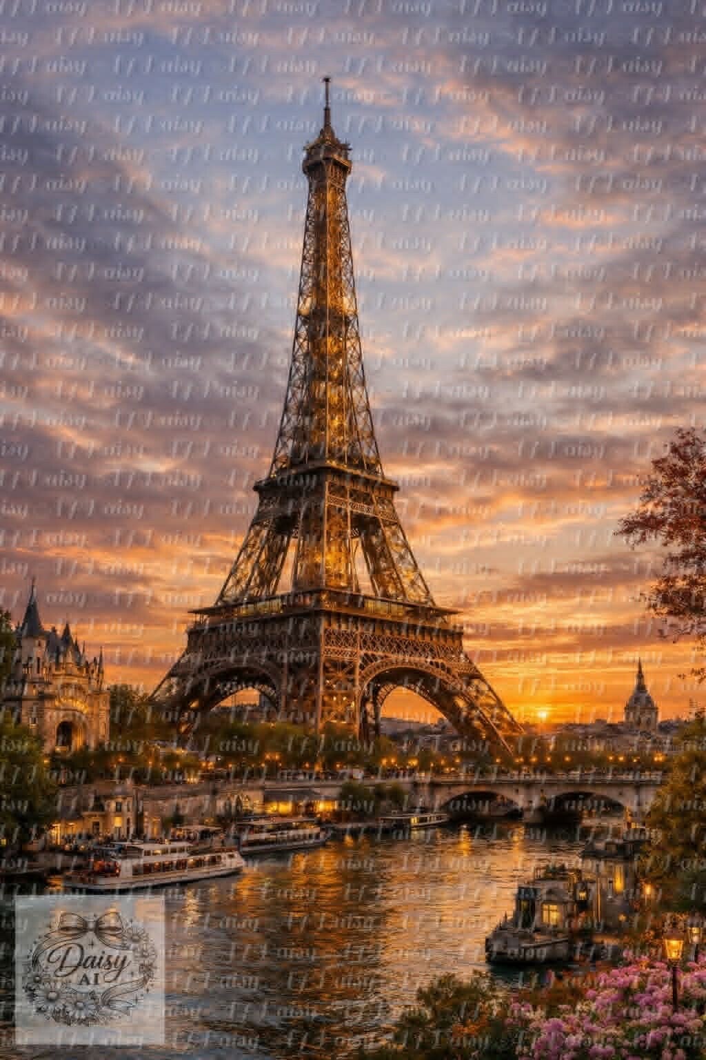 Der Eifelturm 60x100cm