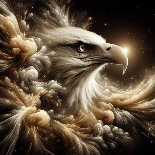 Eagle 70x70cm