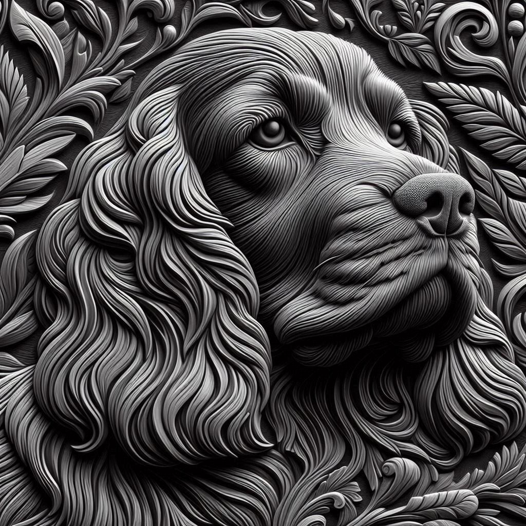 Cocker Spaniel 50x50cm