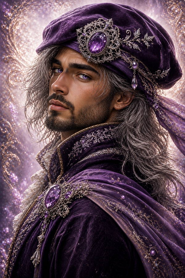Der Amethyst Hüter 60x80cm