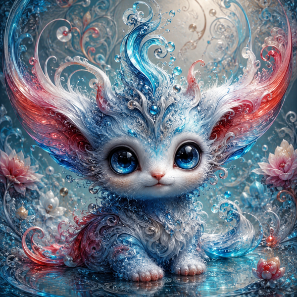 Element Wasser 70x70cm