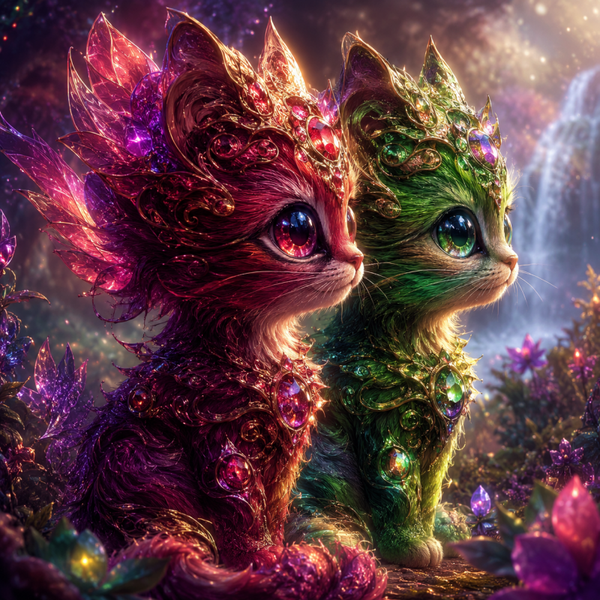 Die Kitties 80x80cm