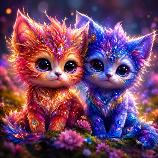 Miau-Miau 80x80cm