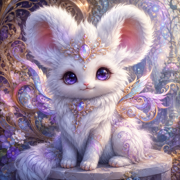 Polarfuchs 70x70cm