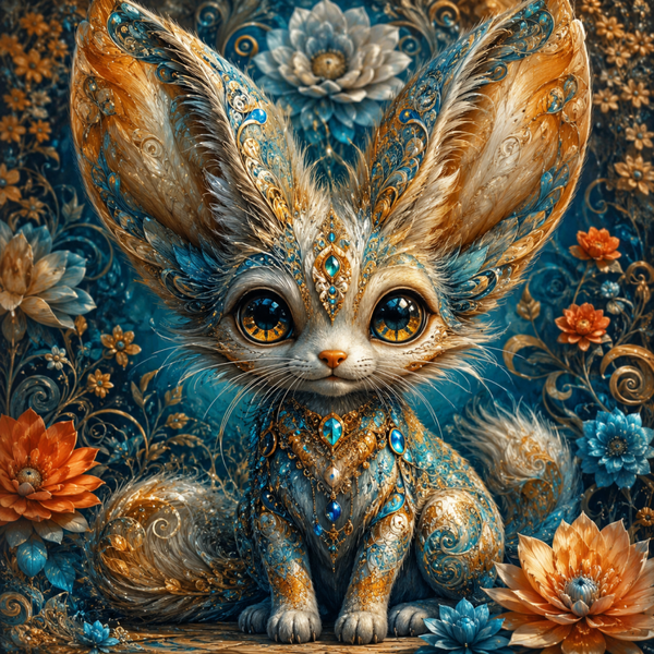 Bunny 80x80cm