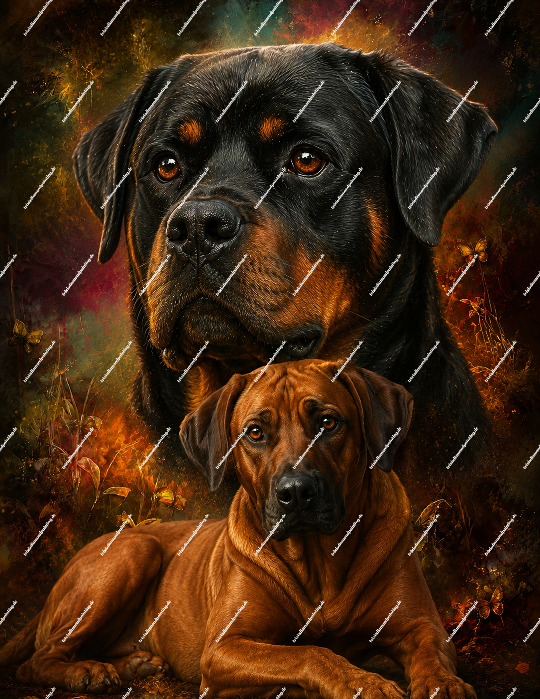 Beste Freunde 60x80cm