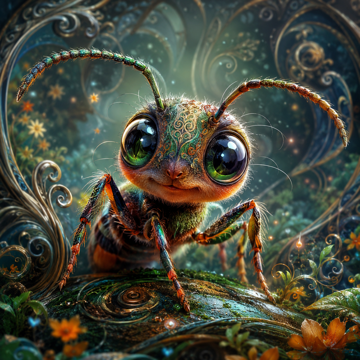 Armin die Ameise 80x80cm