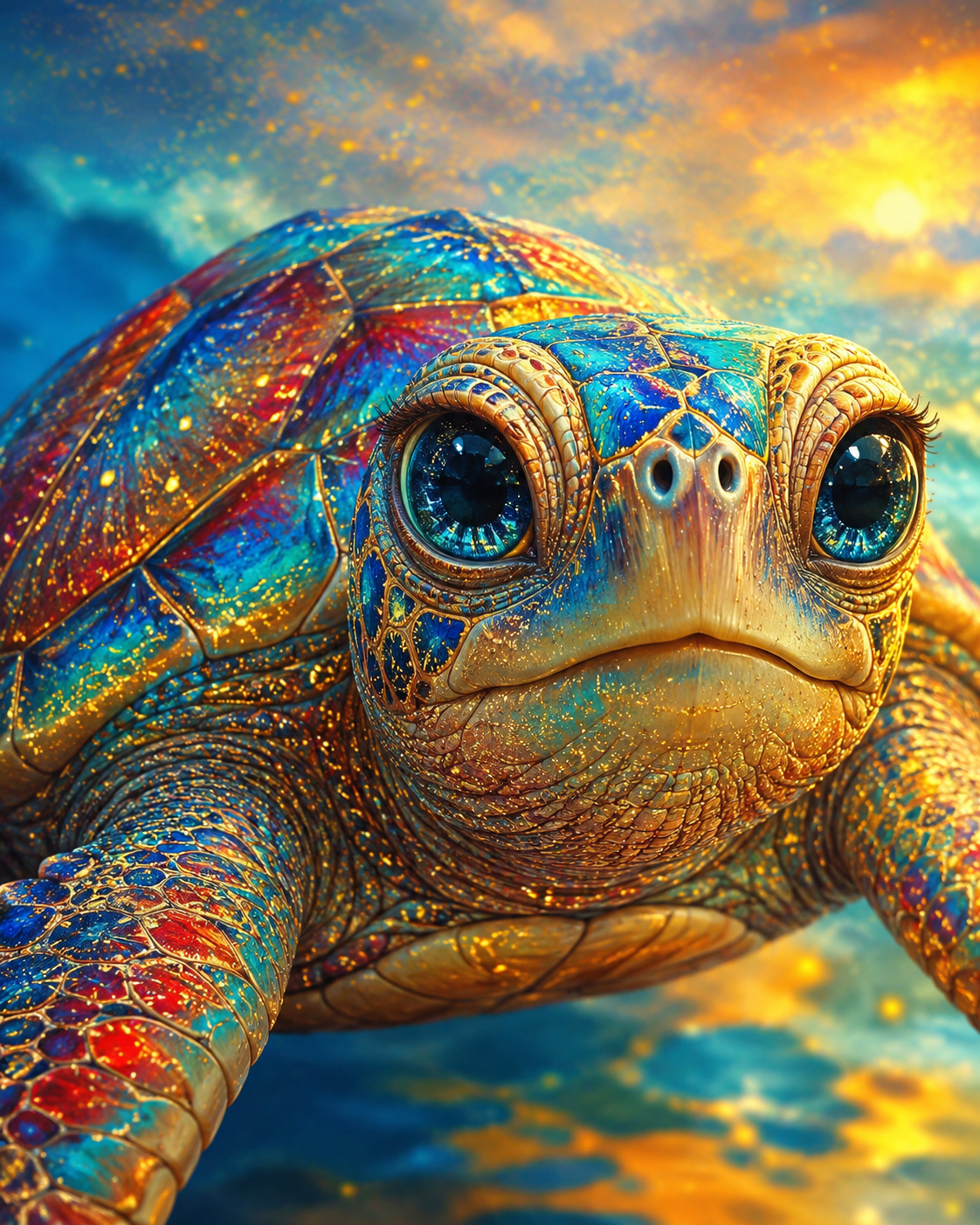 Luise Schildkröte 60x80cm