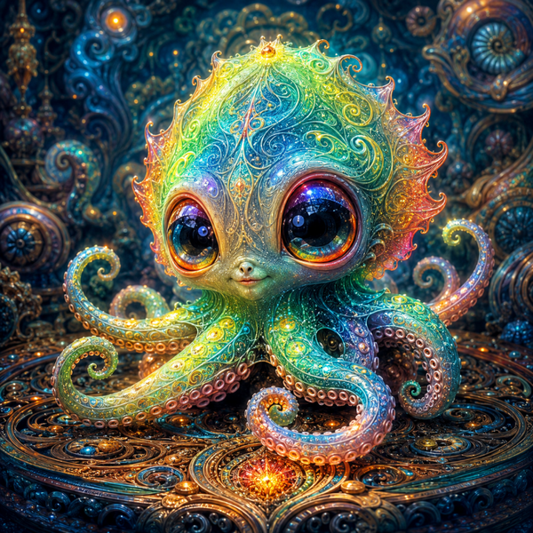 Kuno die Krake 70x70cm