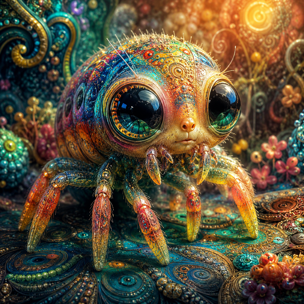 Winni der Floh 70x70cm