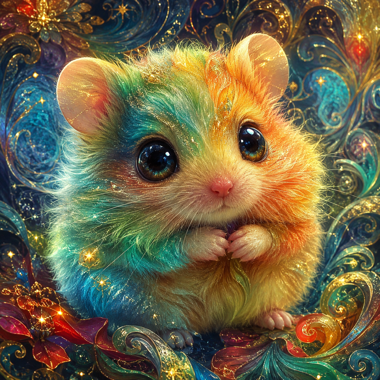 Bella Hamster 60x60cm