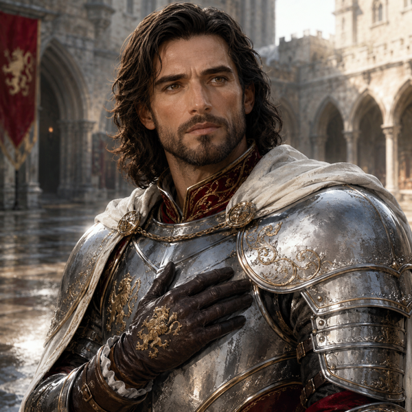 Sir Lancelot 80x80cm
