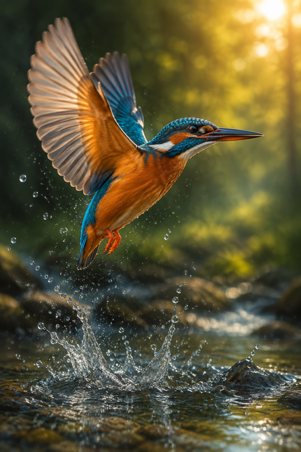 Der Eisvogel 60x80cm