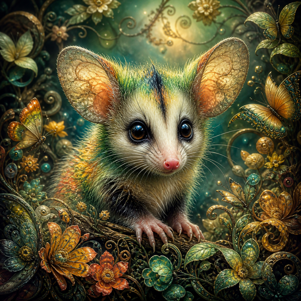 Opossum 80x80cm