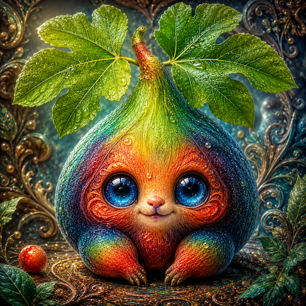 Die kleine Feige 60x60cm