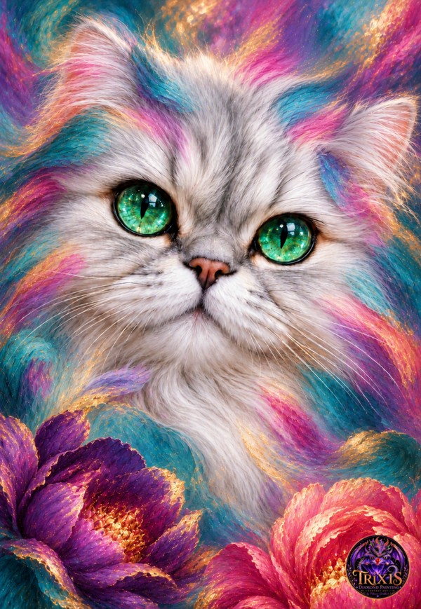 Katze Silver 60x80cm