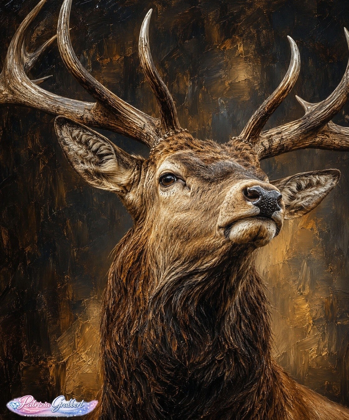 Der Hirsch 1 60x80cm