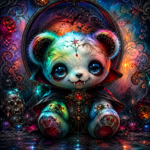 Vampir Teddy 70x70cm