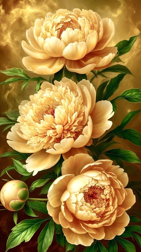gelbe Blume 50x90cm