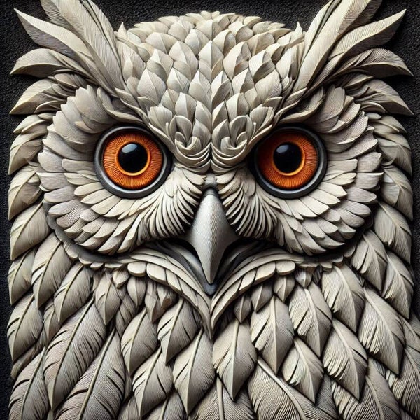 Eule 50x50cm