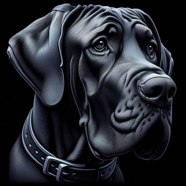 Dogge 50x50cm