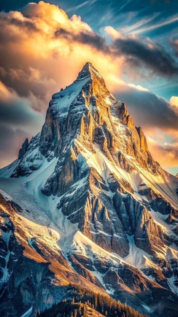 Der Berg 60x100cm