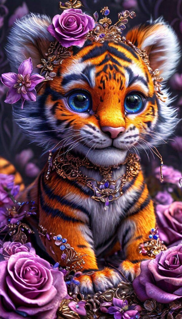 Tigerbaby 50x70cm