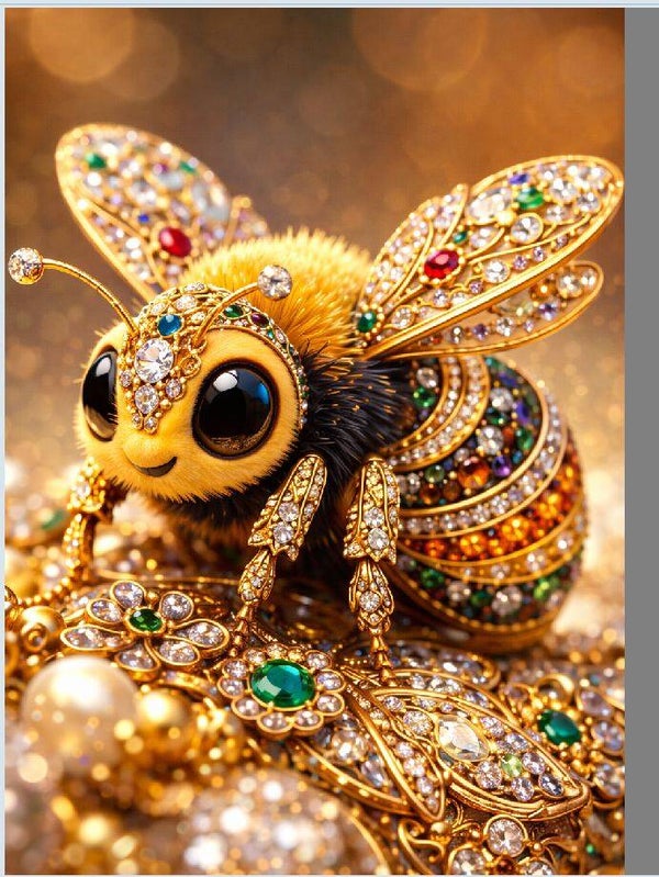 Die Hummel Königin 50x70cm