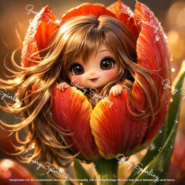 In der Tulpe 60x60cm