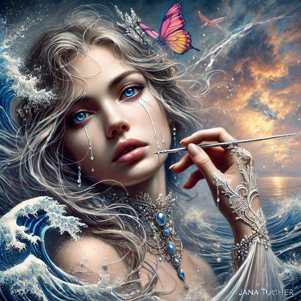 nur geträumt .. 80x80cm