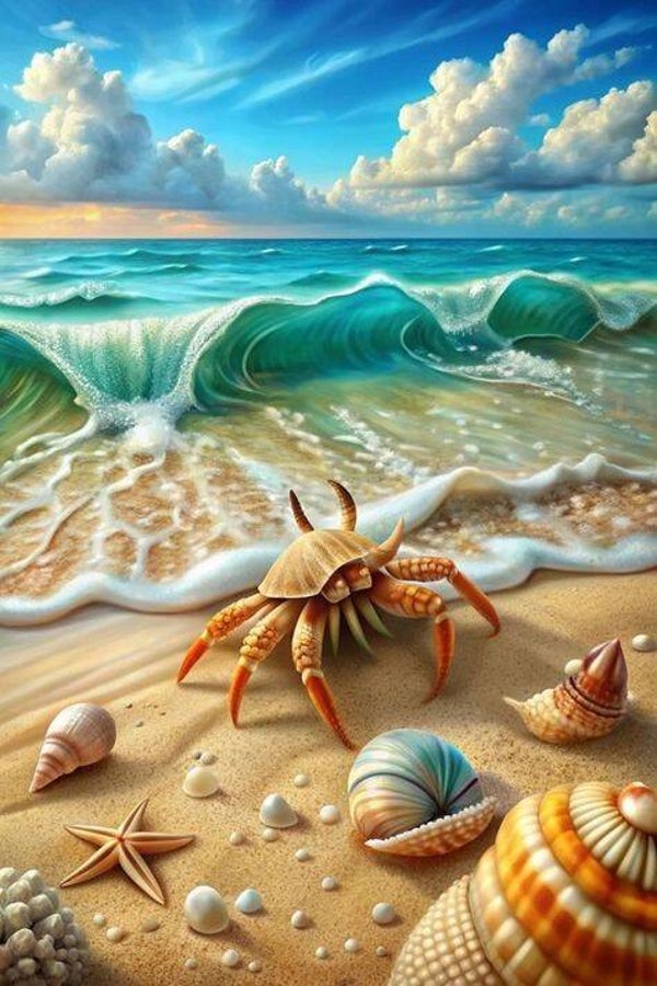 Am Strand 50x70cm