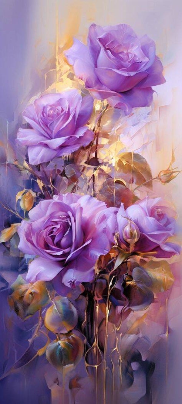 Lila Rose 50x100cm