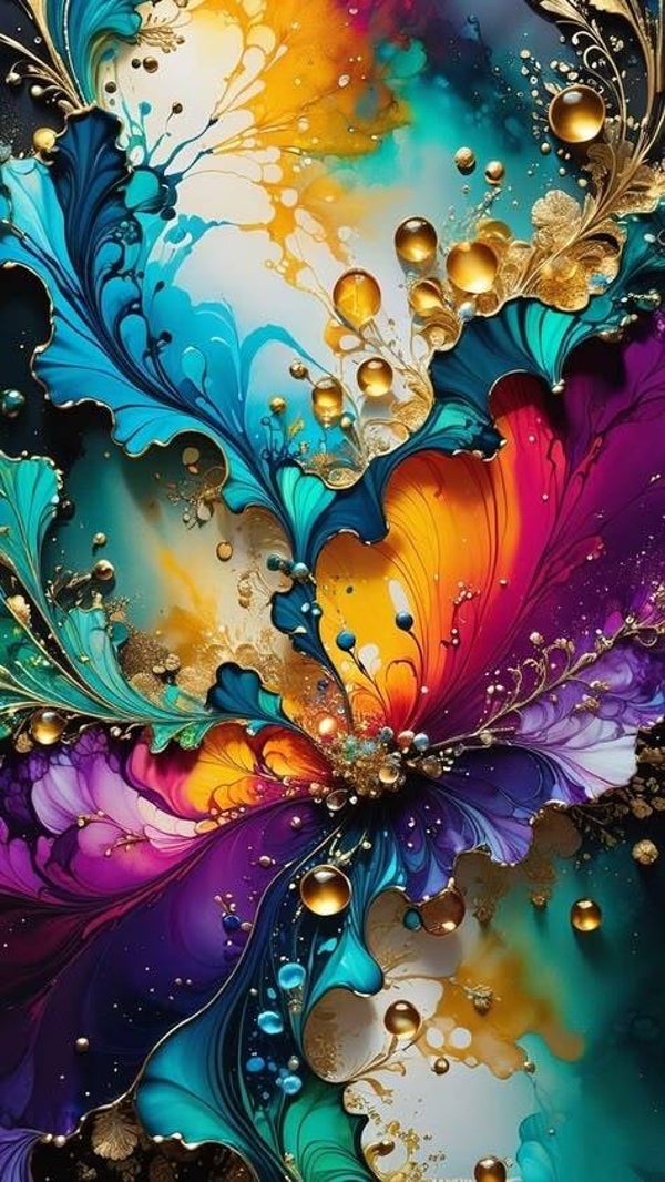 Ein Blatt 60x100cm